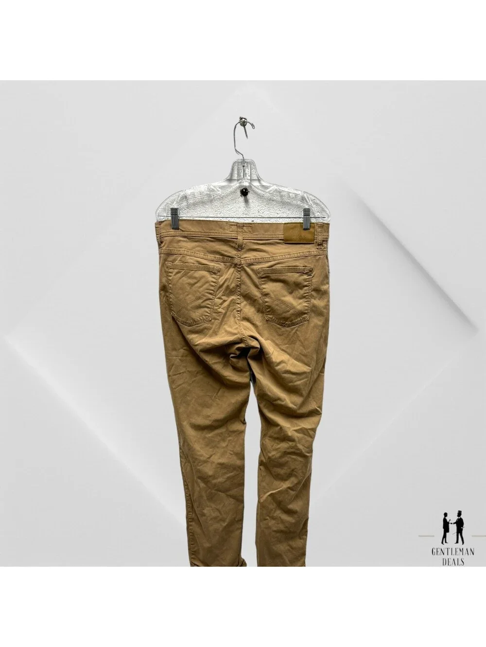 Brax Feel Marathon Cooper FA MT Flex Slim Fit Chino Pants Men's 48  32x31 Khaki